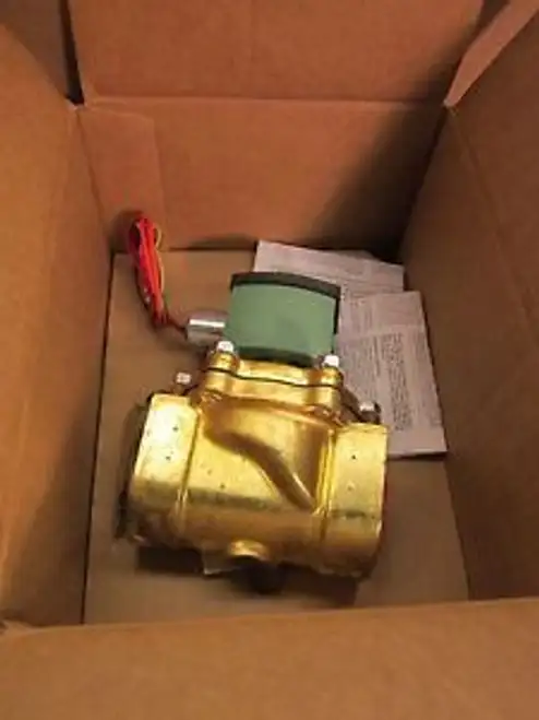 Asco 8210G056 2 Way Nc Brass 1 1/2 válvula solenoide