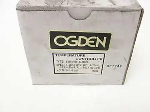Neu Ogden Temperaturregelung Etr-8100-4433101 90-250 Vac 50/60 Hz