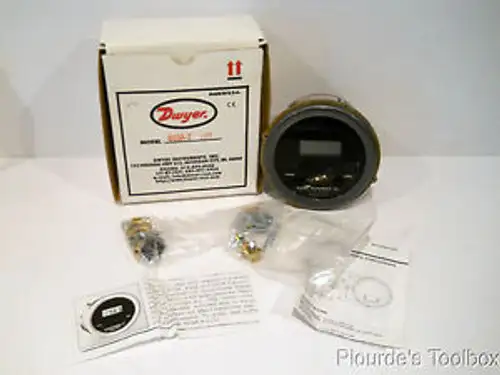New Dwyer Series 603A-2 Lcd Differential Pressure Transmitter 10-35 Vdc