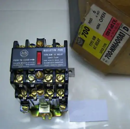 Allen Bradley. 6 Pole Latching Relay 700-Nm600A1