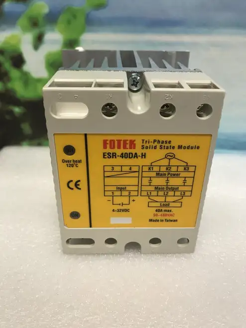Fotek ESR-40DA-H 8PC 3 เฟส 480Vac 40A モジュール SSR