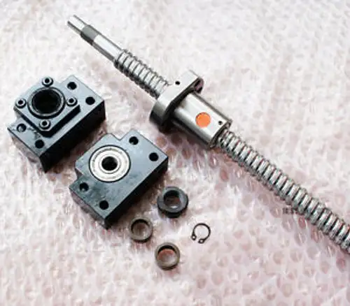 3Pcs Anti Backlash Ballscrew Rm2005-360Mm/520Mm/1050Mm-C7+3 Set Bk/Bf15