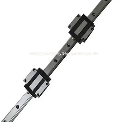Linear Guide Rail 2Pcs 15-L1000Mm+4Pcs Width/Flange Linear Block/Carriage