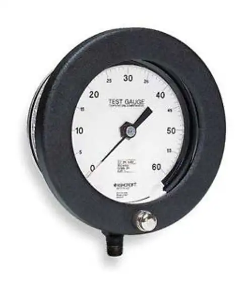 Ashcroft 45-1082Ps 02L 600 Psi Pressure Gauge 0 To 600 Psi 4-1/2In