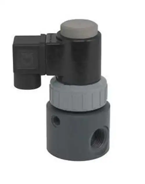 Plast-O-Matic East4V6W11-Pp Solenoid Valve 2-Way 1/2 In Nc Pp