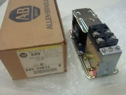 Allen Bradley 849-Zob33 Pneumatic Timming Relay