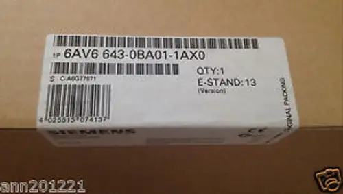 SIEMENS 6AV6 643-0AA01-1AX0 PLC
