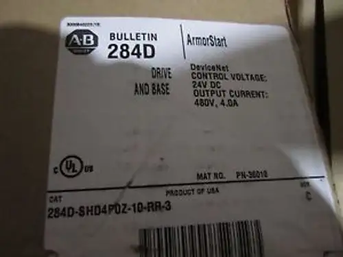 New Allen Bradley 284D-Shd4P0Z-10-Rr-3 Armorstart Motor Controller 4Amp