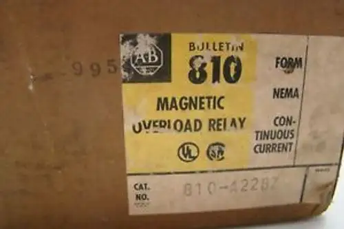 Allen Bradley 810-A22Bz Magnetic Overload Relay