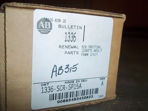 Allen Bradley 1336-Scr-Sp15A Scr Input