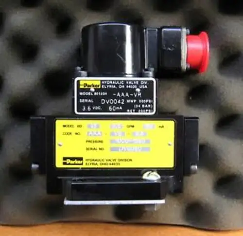 NEW Parker BD15 Servo Valve BD15-AAA-VE-2.5
