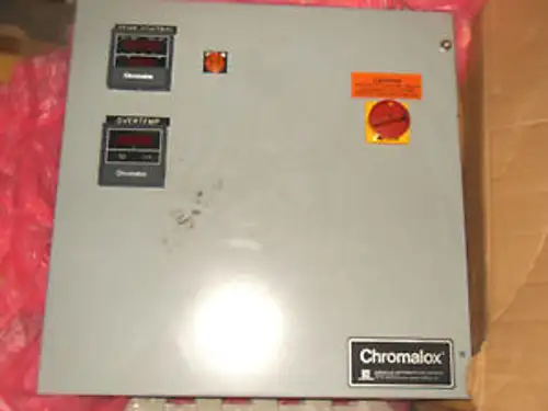 (000 BACK) 1 CHROMALOX 4632-40430 TEMPERATURE CONTROL PANEL