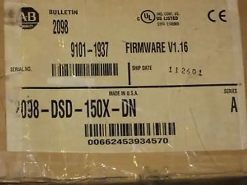 Allen Bradley 2098-Dsd-150X-Dn 9101-1937 Servo Drive