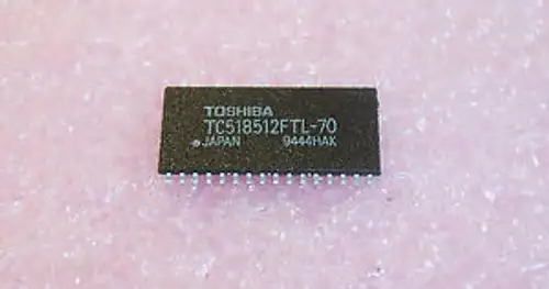22 pcs TC518512FTL-70 TOSHIBA TSOP-32 PSEUDO SRAM 512KX8