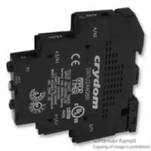 No. 47W5686 Crydom Drtu24A06R Ssr Time Delay 6A 280Vac Din Rail
