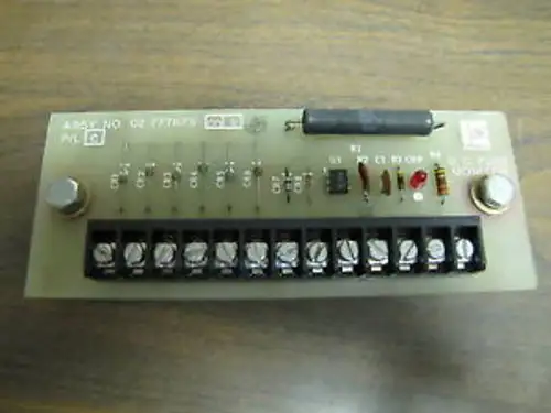 Emerson D.C Fuse Monitor Board 02-777875-00 0277787500