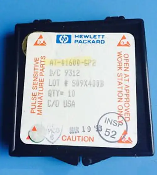 AT-01600-GP2 HEWLETT PACKARD RF SMALL SIGNAL TRANSISTOR S BAND Si NPN 10/units
