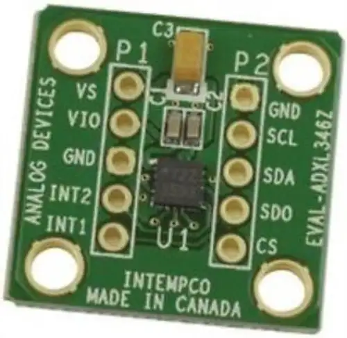 Analog Devices Eval-Adxl346Z Adxl346 Accelerometer 3 Axis Evaluation Board