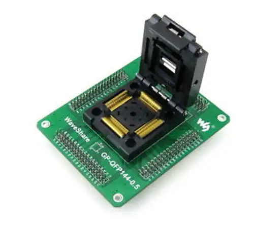 Qfp144 Tqfp144 Lqfp144 20×20mm 0.5Pitch IC-Programmierer Programmieradapter