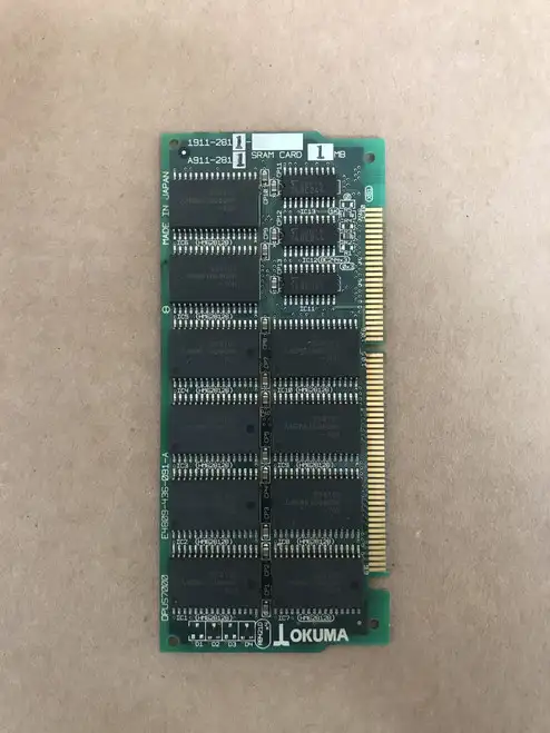 Okuma 1911-2811 Sram Card A911-2811 1Mb