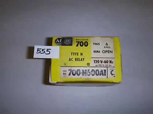 Allen Bradley 700-N600A1 - Relay - #555