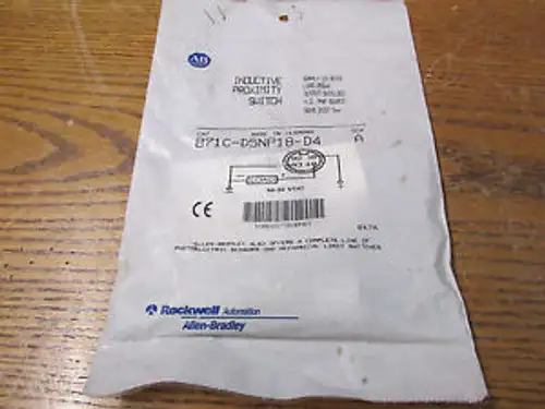 Allen Bradley 871C-D5Np18-D4 Inductive Proximity Switch 10-30Vdc 200Ma
