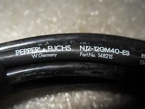 PEPPERL & FUCHS NJ2-12GM40-E3 V19-1 INDUCTIVE PROXIMITY SWITCH