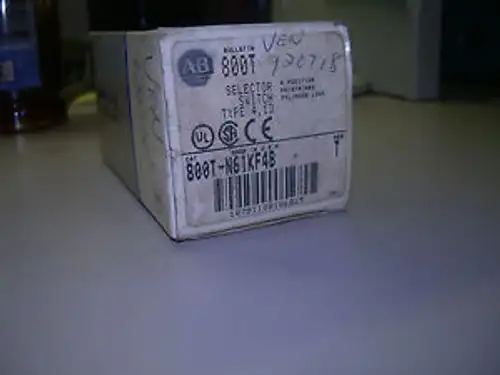 Allen-Bradley 800T-N61Kf4B Keyed Selector Switch