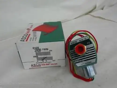 ASCO 8314G35 VALVE 1/4 PIPE 10.1 WATTS 100/150 PSI 120/60 110/50