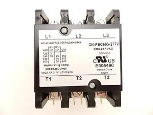 NEW CN-PBC603-240V CONTACTOR 208-240V coil 60/75amp 3p