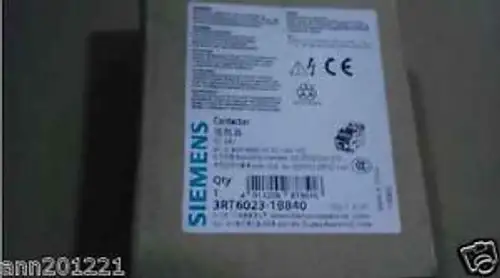 Siemens 3Rt6023-1Bb40 DC24V 接觸器