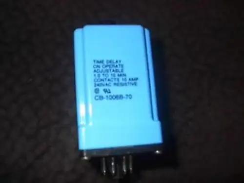 Potter and Brumfield CB-1006B-70 Time Delay Relay 1-10 minutes