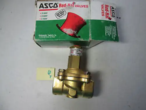 Asco Red Hat Solenoid Valve P210C35 3/4 125 Psi Aux Air 20-125 199