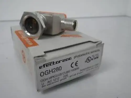 Ifm Effector Ogh280 Ogh-Hpkg/Us/Cube/100Mm Photoelectric Sensor