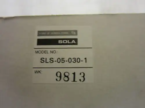 SOLA SLS-05-030-1 güç kaynağı