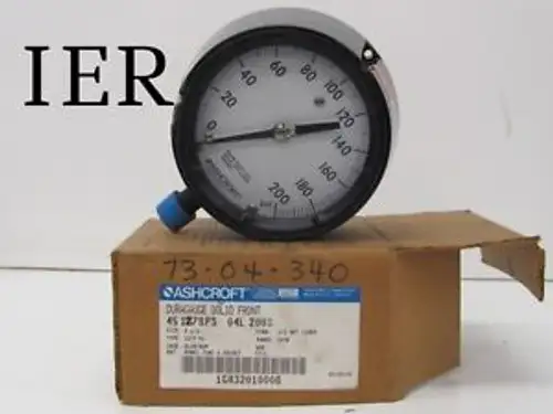 ASHCROFT PSI GAUGE 45 1279PS 04L-200 0-200PSI OTHER
