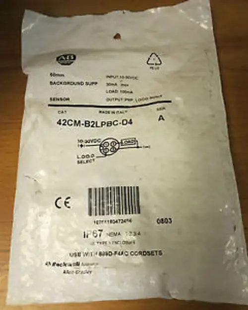 Allen-Bradley 42Cm-B2Lpbc-D4 Photoelectric Sensor
