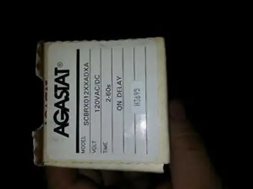 Agastat SCBRX012XXADXA Zeitrelais 120VAC/DC 2-60s