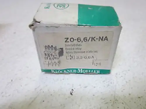 MOELLER Z0-66/K-NA BIMETAL RELAY 33-66A