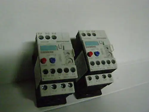 SIEMENS OVERLOADS 3RU1116-1DBO W/ 3RU1916-3AA01 MOUNTS 2