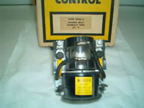 Mercoid Control Type W20-3 Plunger relay Normally
