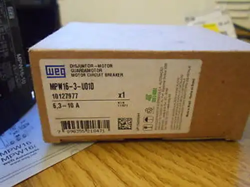 WEG MOTOR CIRCUIT BREAKER MPW16-3-U010