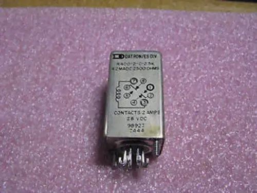 DATRON / ES DIV RELAY # R400-2-C-2.5K NSN: 5945-00-837-2453
