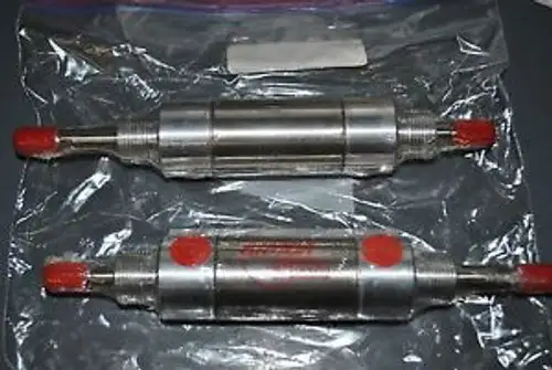 2PC LOT BIMBA PNEUMATIC CYLINDER DOUBLE ACTING END ROD MRS-171-DXDEZ MRS-171