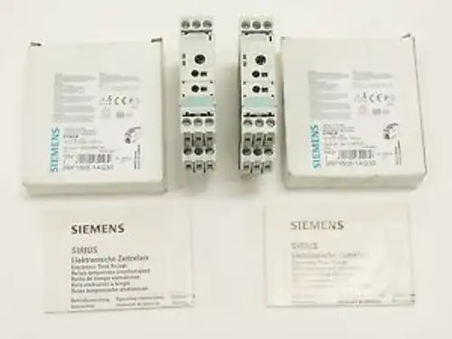 Siemens 3RP1505-1AQ30 100-127 VAC 50/60 Hz 24V AC/DC Time Relay