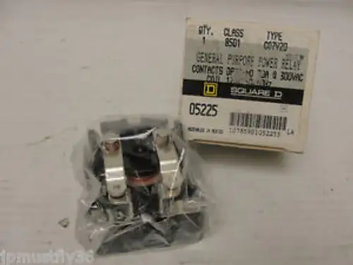 ed Square D power relay 8501-C07V20