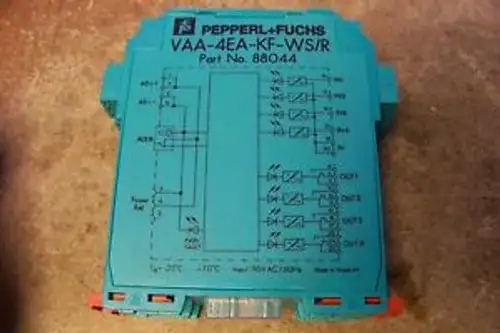 Pepperl+Fuchs VAA-4EA-KF-WS/R Output Module Relay 110V/60Hz