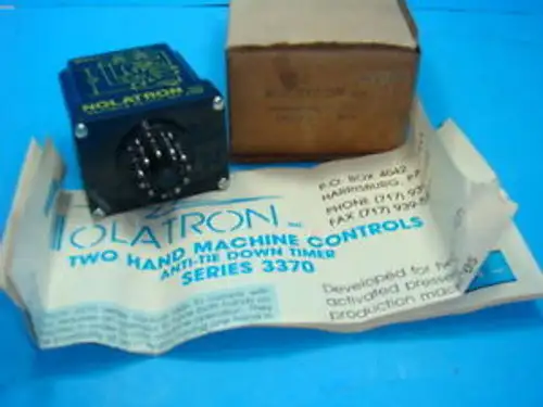 NOLATRON 3371DE-10 11 PIN RELAY MODULE