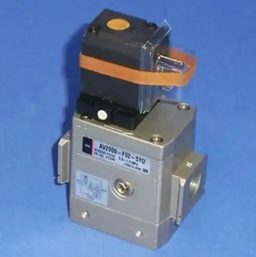 SMC 0.2 ~ 1.0 MPa 24VDC 氣動電磁閥 AV2000-F02-5Y0