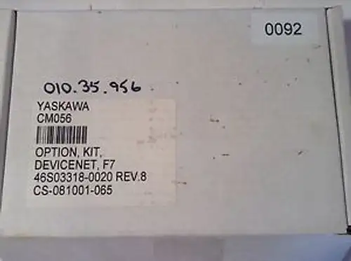 Yaskawa CM056 DeviceNet module for F7 drive 46S03318-0020 CS-081001-065